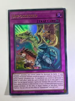 Unpossessed CH02-EN039 Ultra Rare 1st Edition YuGiOh Card NM - Image 1