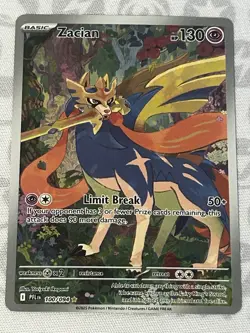 Zacian 100/094 IR Phantasmal Flames Illustration Rare Pokemon Card NM - Image 1