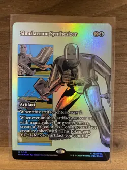 Simulacrum Synthesizer (Borderless) Marvel Universe Eternal-Legal Foil - Image 1