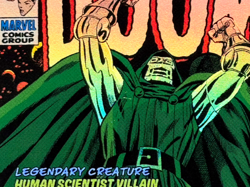 Doctor Doom (Borderless) (0394) - Marvel Super Heroes NM MTG Magic (See Desc.) - Image 4