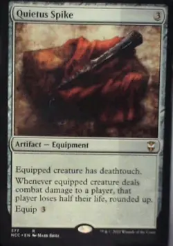 Quietus Spike - Commander: Streets of New Capenna: #377, MTG Nm C278 - Image 1
