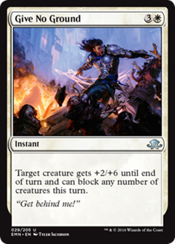 GIVE NO GROUND x4 mtg NM Eldritch Moon 4 Unc - Image 1