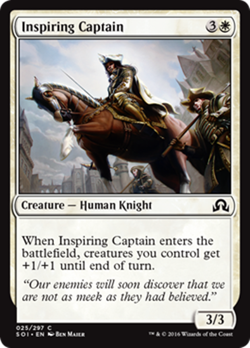 INSPIRING CAPTAIN x4 mtg NM Shadows Over Innistrad 4 Common - Image 1