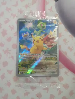Pokemon TCG Pikachu SVP 027 Paldea Evolved Black Star Promo New Sealed - Image 2