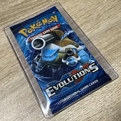 Pokemon TCG Evolutions Booster Pack Blastoise Art 10 Cards English - Image 1