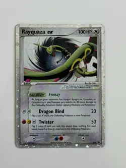 Pokemon TCG Rayquaza ex 39 EX Collectors Tin Black Star Promo - Image 1