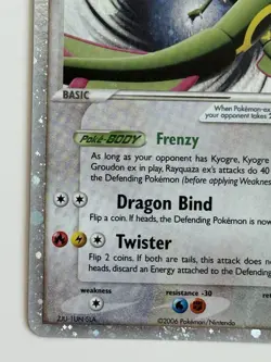 Pokemon TCG Rayquaza ex 39 EX Collectors Tin Black Star Promo - Image 5