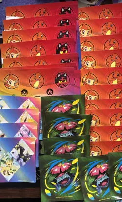 LOT OF 18 Pokemon TCG First Partner 30th STICKER SHEETS ONLY - Image 2