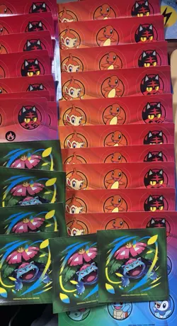 LOT OF 18 Pokemon TCG First Partner 30th STICKER SHEETS ONLY - Image 3