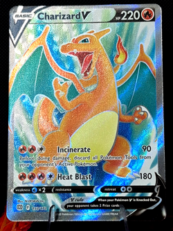 Charizard V (Full Art) 153/172 Swsh09: Brilliant Stars Holo Pokemon Card TCG - Image 2