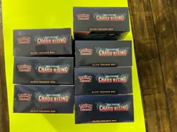 Pokemon TCG Chaos Rising Elite Trainer Boxes SEALED ETB LOT OF 7 - Image 2