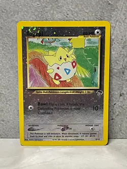 Pokemon Southern Islands Togepi 4/18 Reverse Holo (scratch in foil) - Image 1