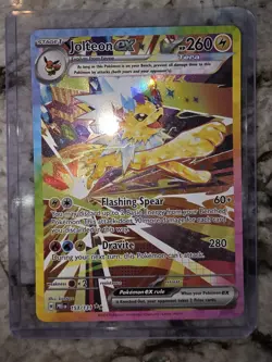 Pokemon TCG Jolteon ex 153/131 SV Prismatic Evolutions SIR Holo ENG Near Mint - Image 1