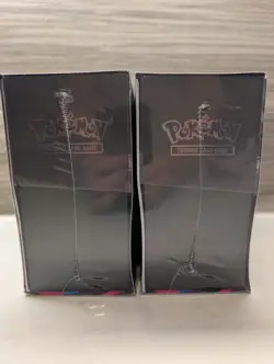Pitch Black Elite Trainer Box ETB Pokemon Center (Lot of 2) one with tear - Image 4