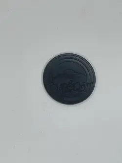2017 Pokemon Coin Mega Tyranitar Silver Cracked Ice - Image 2