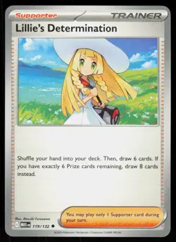 Lillie's Determination 119/132 Uncommon Mega Evolution Pokemon Near Mint - Image 1