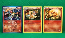 Pokemon Tcg Infernape 17/135 Monferno 16/135 & Chimchar 15/135 Plasma Non Holo - Image 1