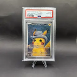 2023 POKEMON POKEMON X VAN GOGH #085 PIKACHU WITH GREY FELT HAT PSA 10 - Image 1
