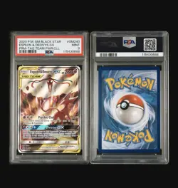 Espeon & Deoxys Gx SM240 Tag Team Powers Collection Pokemon PSA 9 - Image 3