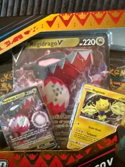 Pokemon TCG Sword & Shield Crown Zenith Regidrago V Collection Sealed Box - Image 3