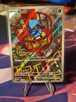 The Pokemon Company Riolu Pokemon TCG ME Promo 010 Holo Basic 80HP English - Image 1
