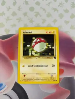 Pokemon Voltorb 69/82 MP German Unlimited Team Rocket Vintage - CMP - Image 1