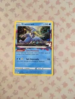 Pokemon Cramorant NM Prize Pack Series 3 Promo Play Stamp 2 Swirls - Image 1