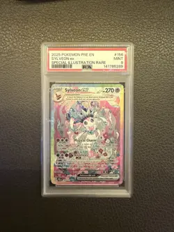 Pokemon Sylveon Ex 156/131 Prismatic Evolutions PSA 9 - Image 1