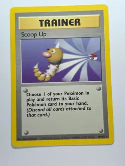 SCOOP UP 78/102 RARE BASE SET UNLIMITED LP POKEMON - Image 1