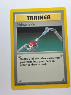 MAINTENANCE 83/102 UNCOMMON BASE SET UNLIMITED LP POKEMON - Image 1