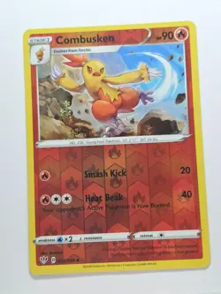 COMBUSKEN 023/189 UNCOMMON DARKNESS ABLAZE REVERSE HOLO LP POKEMON - Image 1