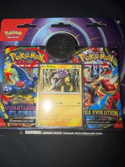 Pokemon Mega Evolution & Phantasmal Flames Raikou Promo 2-Pack Blister Sealed - Image 1
