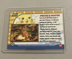 Pokemon TCG Pikachu's Vacation Pokemon Topps Pikachu's Vacation 42 - Image 2
