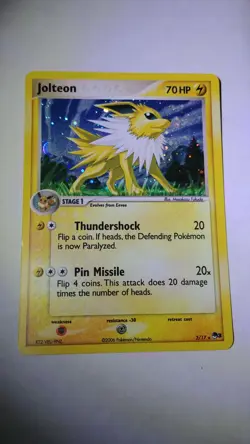 Pokemon / Jolteon / Pop Series 3 / Holo Promo / Played C. / 003-017 - Image 1