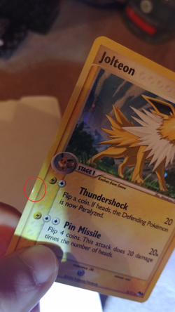 Pokemon / Jolteon / Pop Series 3 / Holo Promo / Played C. / 003-017 - Image 3