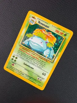 1999 Pokemon Base Set Venusaur 15/102 Holo Rare WOTC Vintage - Image 3