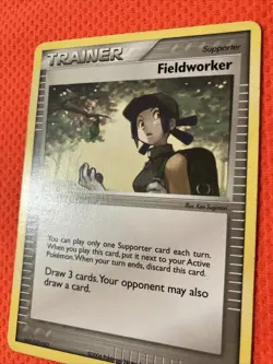 Fieldworker 73/92 Legend Maker Regular Pokemon Card Single TCG 2006 - Image 5