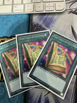 Yugioh! 3X Toon Table of Contents (SR) STP1-EN012 Speed Duel Super Rare Mint NM - Image 1