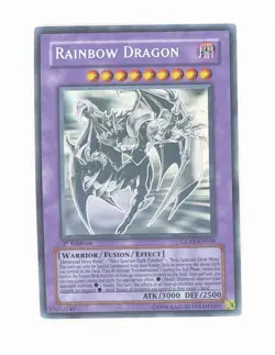 Yugioh ELEMENTAL HERO CHAOS NEOS Ghost Rare💎Rainbow Dragon Misprint 1st Edition - Image 1