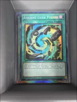 Ancient Gear Fusion RA05-EN063 Secret Rare 1st Edition Yu-Gi-Oh NM - Image 1