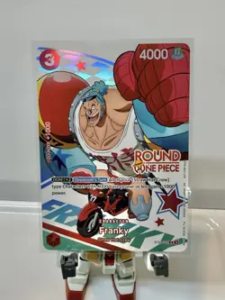 Franky Round 1 Promo One Piece Card ENGLISH MINT - Image 1