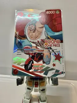 Franky Round 1 Promo One Piece Card ENGLISH MINT - Image 3