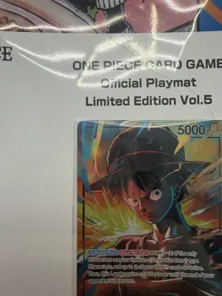 One Piece Card Game Official Playmat Limited Edition Vol. 5 With Promo Luffy - Image 3