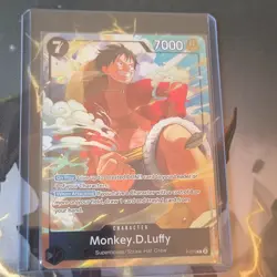 Bandai One Piece Card Game Monkey D. Luffy P-075 Promo Foil English 7C 7000 - Image 1