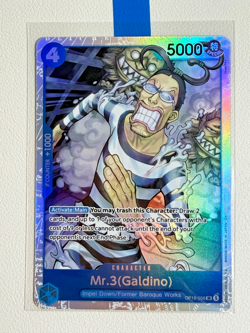 Mr. 3 (Galdino) SR OP16-056 the Time of Battle ENG One Piece Super Rare TCG - Image 2
