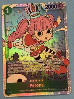 Perona (Alternate Art) OP12-034 Legacy of the Master Foil - Image 1