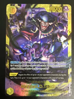 Marshall D. Teach OP16-119 One Piece Secret Rare (SEC) - The Time of Battle - Image 1