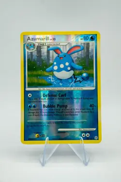 Pokemon TCG: Azumarill 18/130 (2007) Diamond & Pearl • Rare Reverse Holo Card - Image 1