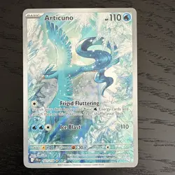 Articuno Pokemon TCG Journey Together Illustration Rare Card 161/159 - Image 2