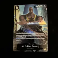 OP14-090 Mr.1 Daz.Bones Alt Art One Piece Card Game TCG - Image 1